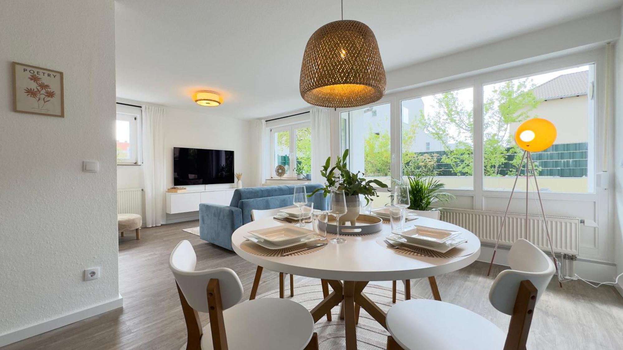 Fewo Am Park - 4P, Boxspringbett, Balkon, Smarttv, Gesundbrunnen, Familienfreundlich Halle  Dış mekan fotoğraf