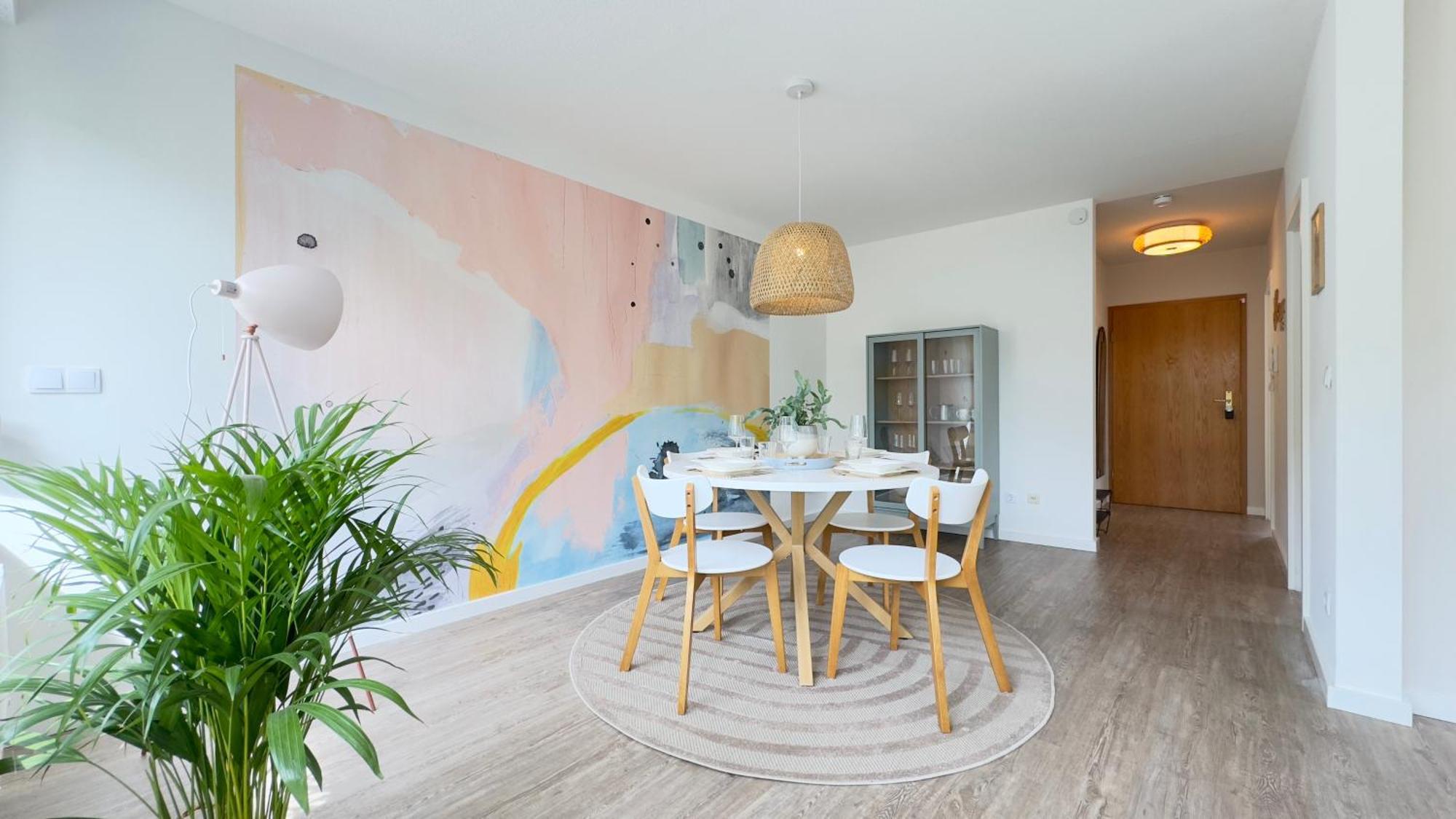 Fewo Am Park - 4P, Boxspringbett, Balkon, Smarttv, Gesundbrunnen, Familienfreundlich Halle  Dış mekan fotoğraf