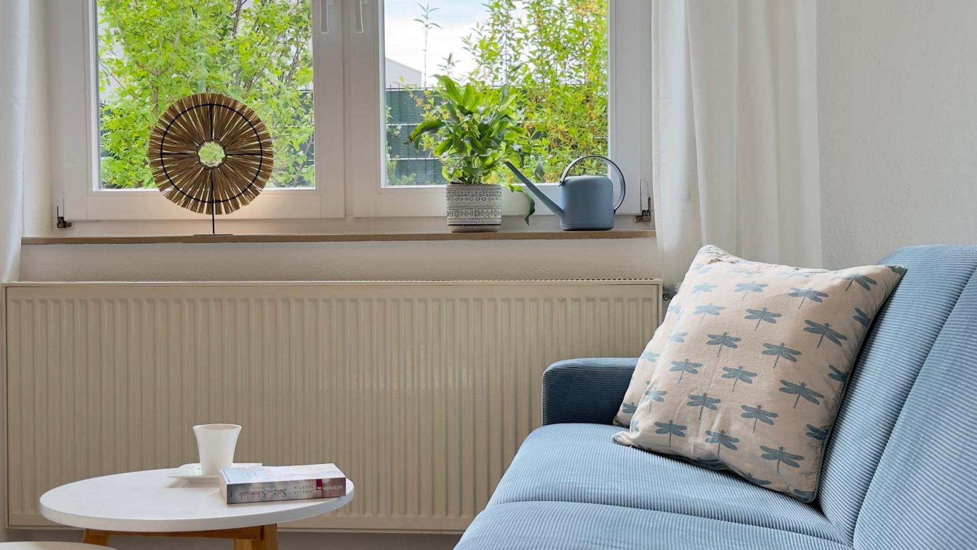 Fewo Am Park - 4P, Boxspringbett, Balkon, Smarttv, Gesundbrunnen, Familienfreundlich Halle  Dış mekan fotoğraf