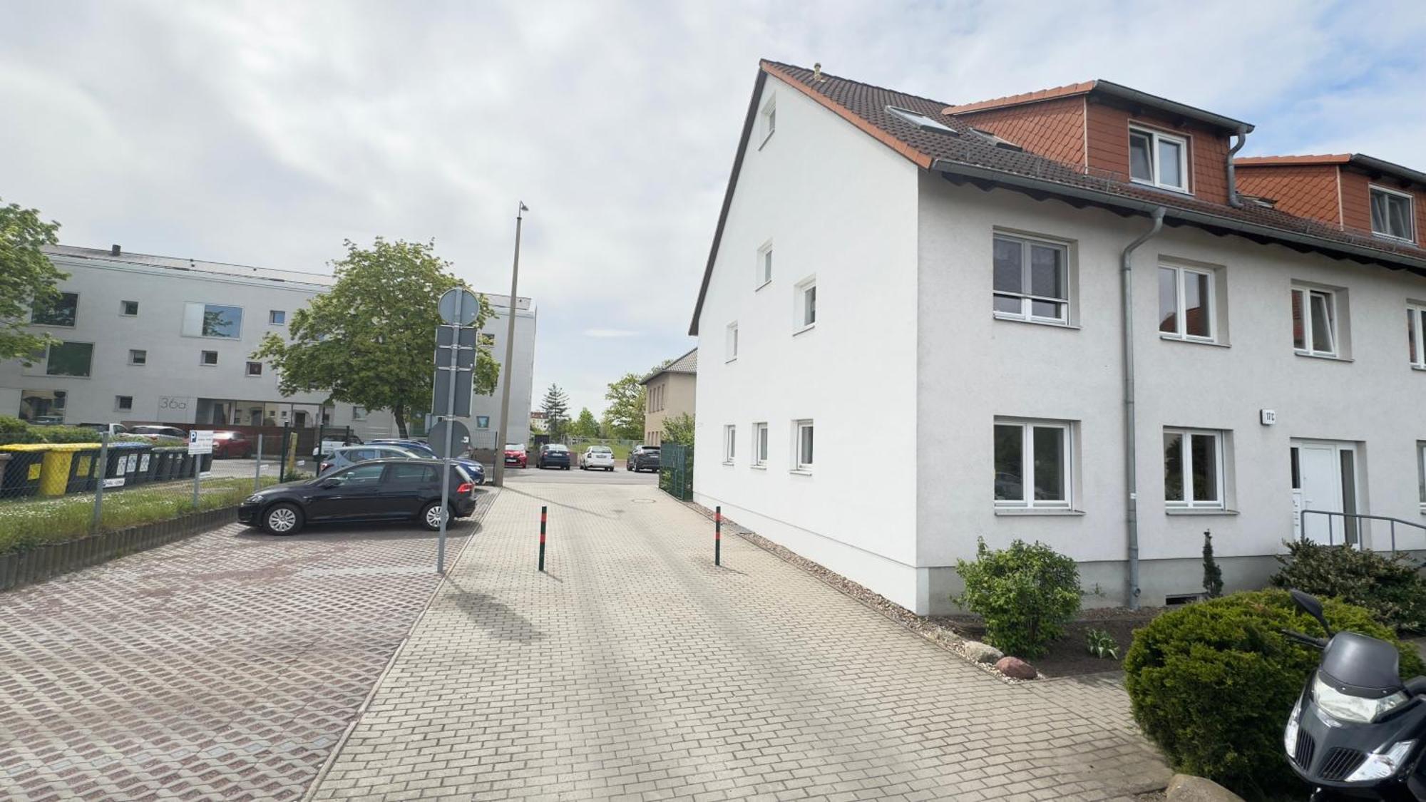 Fewo Am Park - 4P, Boxspringbett, Balkon, Smarttv, Gesundbrunnen, Familienfreundlich Halle  Dış mekan fotoğraf
